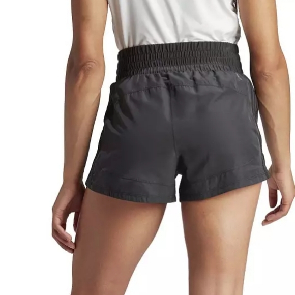 adidas Women's Pacer Training 3-Stripes Woven High-Rise 3" Shorts - Picture 10 of 10